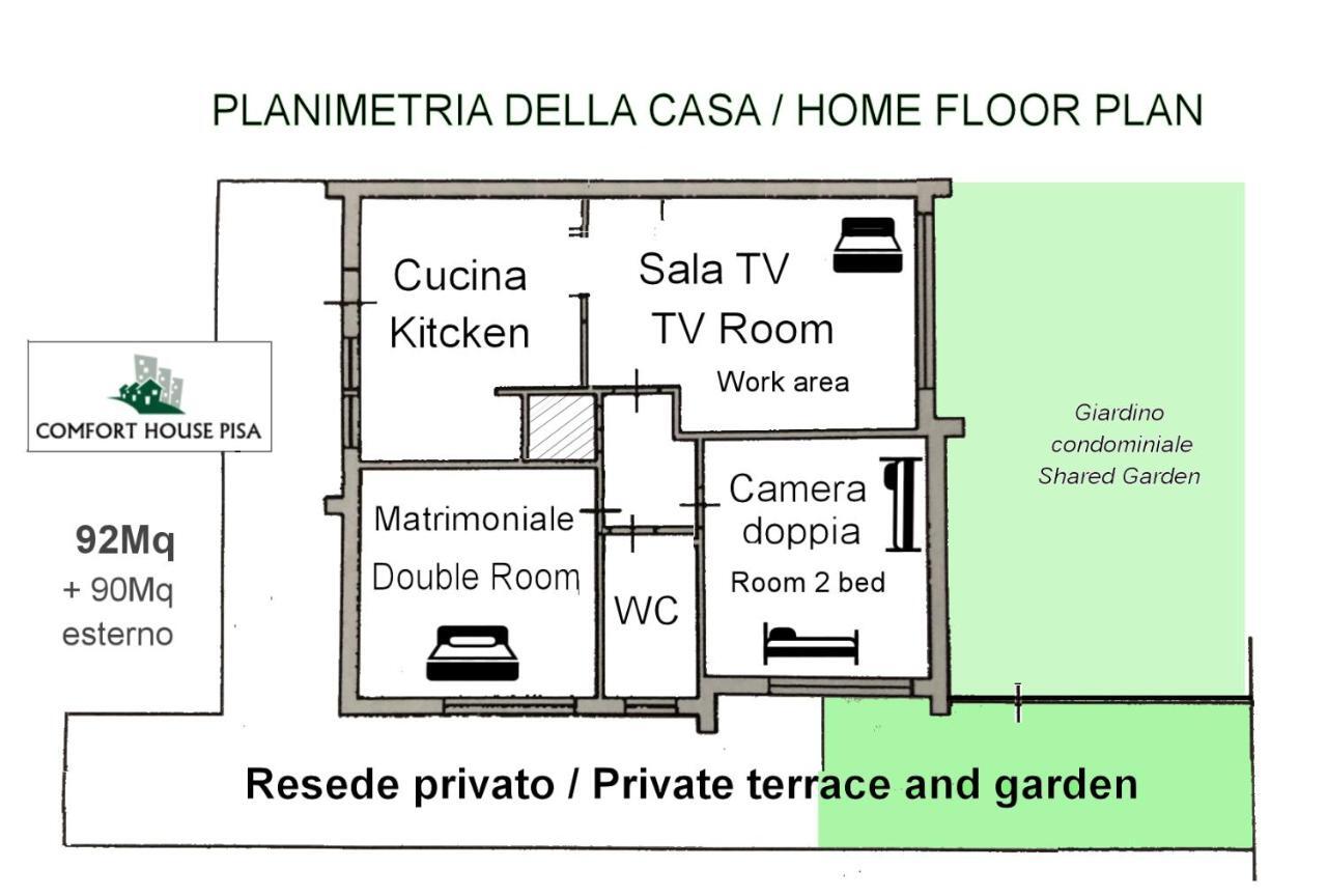 Comfort House Pisa Luaran gambar